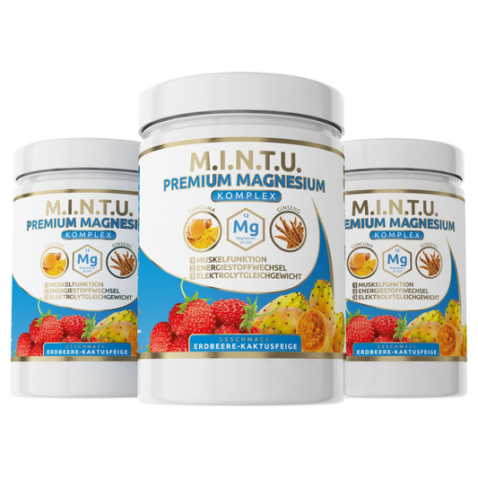 M.I.N.T.U. Premium Sport Magnesium Erdbeere-Kaktusfeige | 6 Monate