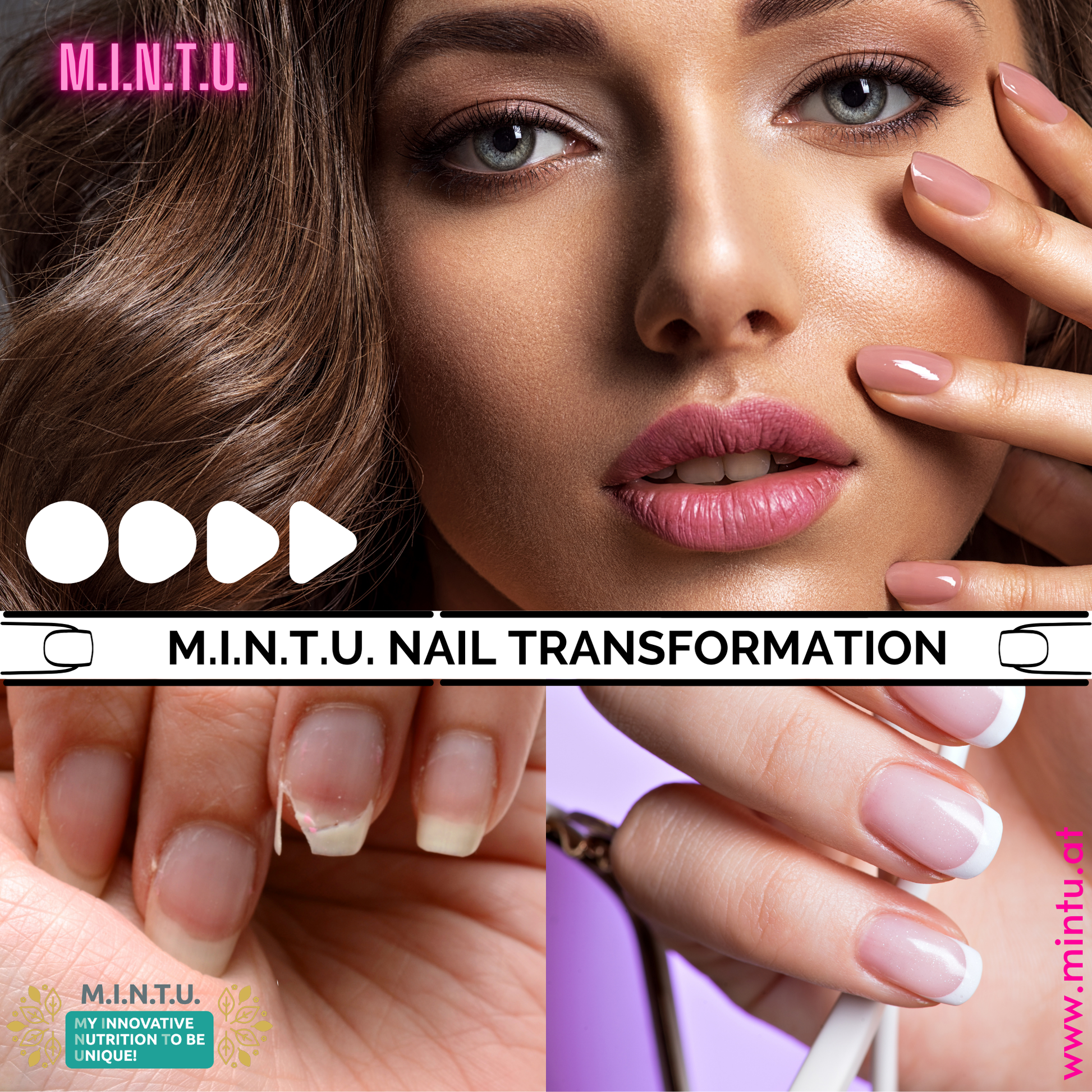 M.I.N.T.U. Beauty Kollagen Komplex, zuckerfrei | Haut & Haare Pflege