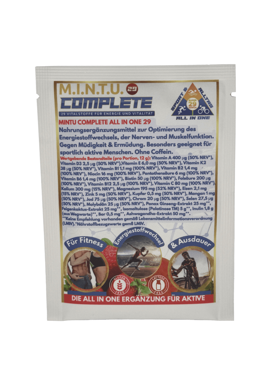 MINTU Complete All in One – Probepackung