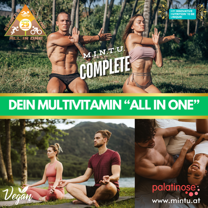 MINTU Complete All-in-One – Multivitamin All-in-One für Energie, Regeneration und Vitalität im Alltag