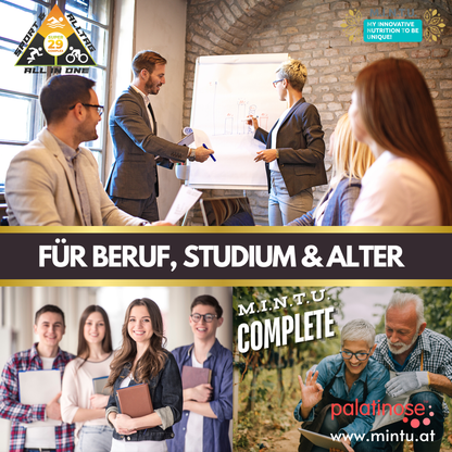 MINTU Complete All-in-One – Unterstützung für Beruf, Studium und Alltag mit Vitalstoffen und Palatinose