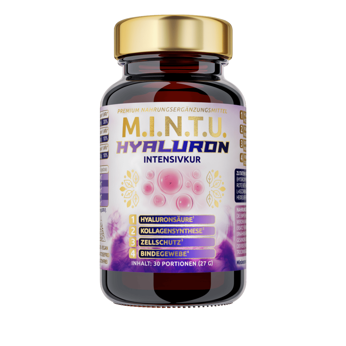 MINTU Hyaluronic Acid Intensive – Vegan Hyaluronic Acid Capsules
